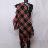 Black Stewart Tartan Drummer and Pipers Fly Plaids