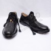 Men Traditional Celtic Black Leather Ghillie Brogues