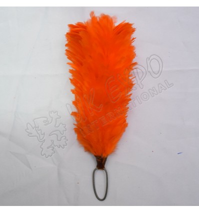 Orange Color Feathers Hackles