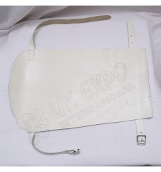 Base Drum White Leather Protector for Drummer With New Features