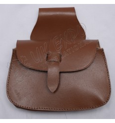 Hiking brown real leather Day Wear Sporrans pouch