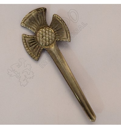 Scottish Shamrock Style Shiny Antique Kilt Pins