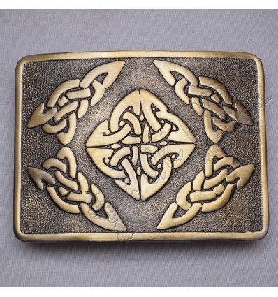 Scottish Celtic Design Bronze Buckle