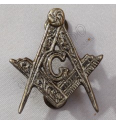 Scottish Masonic Brass Antique Metal Badge