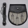 Gray Color Cow Skin with Simple Leather flap