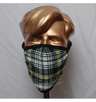St Patrick Tartan Scottish Style Mask