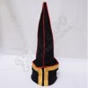 Spanish Sleeve Gold Bullion Braid Cap Black Blazer with Red Wool Piping