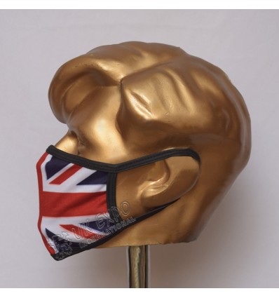 England Flag Sublimated Cotton Mask
