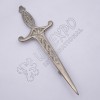 Celtic Crown Shiny Antique Kilt Pin