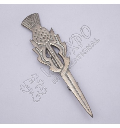 Scottich Sword Shiny Antique Kilt Pin