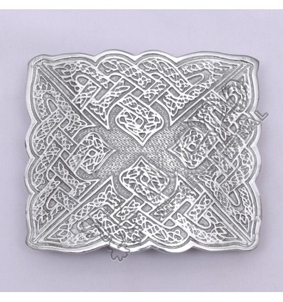 Bird Celtic Chrome Kilt Belt Buckle