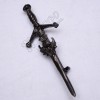 Scottish Sword with Thistle Kilt pin black colored