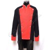 Napoleonic British French Jacket DarkMain Body With Red Front Colar and Cuff