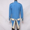 Napoleonic British French Jacket White Front and Cuff Black Piping With Sky Blue Main body