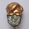 Gray and Brown Camouflage Sublimated Cotton Mask