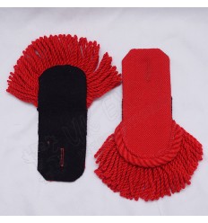 Red Wool Shoulder/Epaulette pair