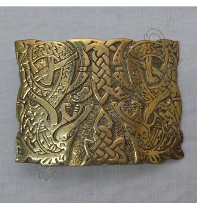Scottish Love Heart Brass Antique Kilt Belt Buckle
