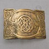 New Scottish Celtic Design Brass Antique Kilt Buckle