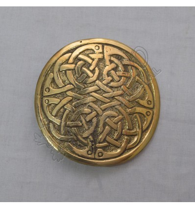 Scottish Celtic Design Brass Antique Kilt Buckle