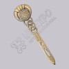 Celtic Sword Design Brass Kilt Pin