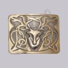 Celtic Design Brass Antique Baby Scottish Buckle