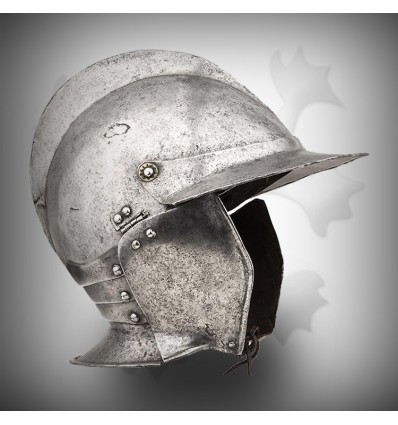 Fine Silver Medieval Head Armor Helmet