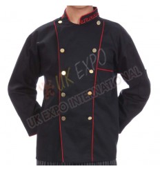 Black and Red Color Hotel Uniform