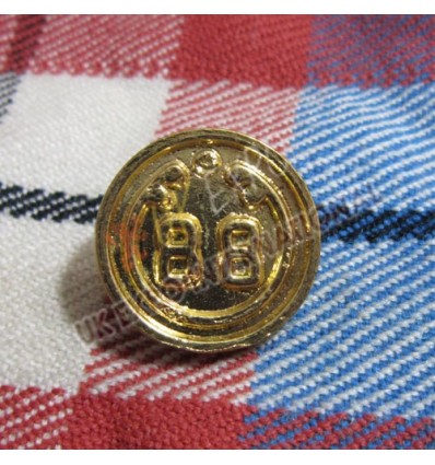 88th Regiment foot Gold Buttons 18mm and 22mm