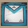 Masonic Bag White Leather Plain