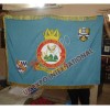 SQUADRON AIR TRAINING CORPS 1475 Large Flag Hand Embroidery with Gold Fringes