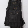 Black color Silver Bullion Hand Embroidery Doublet
