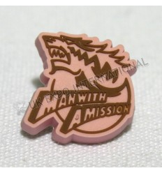 Man With Amission Rubber Pin