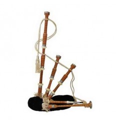 Sheesham Wood Bagpipe with Lock Case