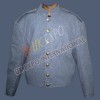 Black Civil War Great Coat With Brass Buttons