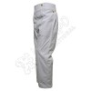 Civil war Trouser in off white canvas with wooden buttons