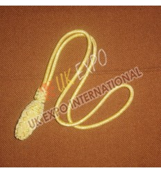 Officer Sword knot Golden Bullion With Gold Braid