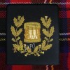 Pipe Major Insignia Black with Silver