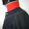 French Habit 1808 Black Coat with white front and red piping