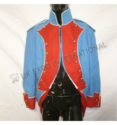Napoleonic British French Jacket Dark blue with Black Front