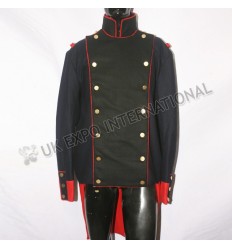 Napoleonic British French Jacket Dark blue with Black Front