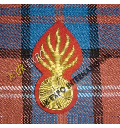 Civil War Badge Gold Bullion on Red