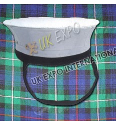 Navy Hat White