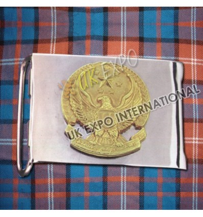 Gold Metal Badge with SS Buckle