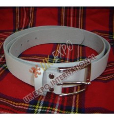 White Waist Belt 2inch Wide