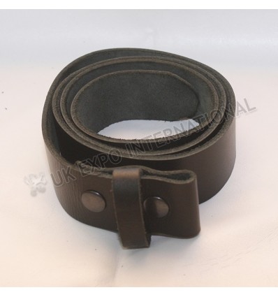 Real leather Belt with snaps 1.5 inches
