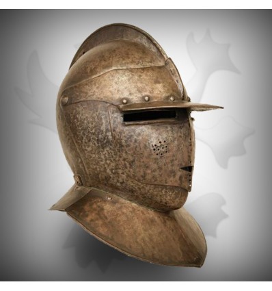 Fine Silver Medieval Head Armor Helmet