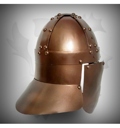 Fine Silver Medieval Head Armor Helmet