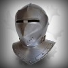 Fine Silver Medieval Head Armor Helmet