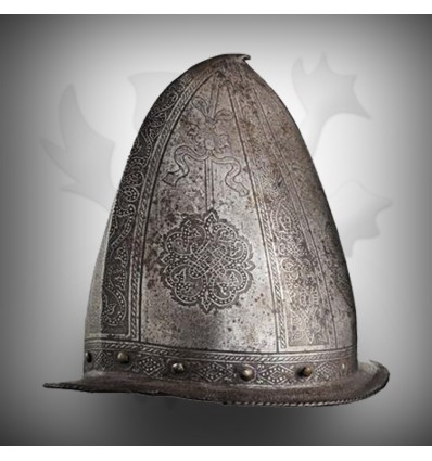 Fine Silver Medieval Head Armor Helmet