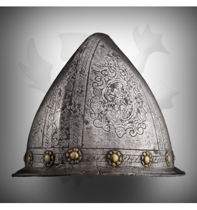 Fine Silver Medieval Head Armor Helmet